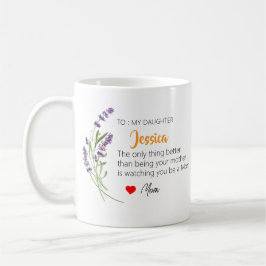 Taza De Café Regalo personalizado del día de la madre por la hi