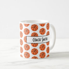 Taza De Café Regalo personalizado del entrenador de básquetbol