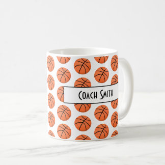 Taza De Café Regalo personalizado del entrenador de básquetbol