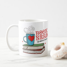 Taza De Café Regalo personalizado del libro Nerd para lector
