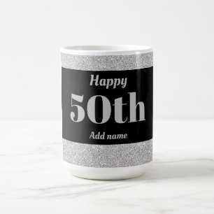 Taza De Café Regalo personalizado elegante bonito 50.o de la