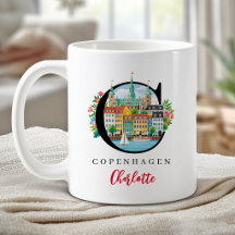 Regalo Personalizado Letra C Monograma de Copenhag