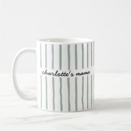 Taza De Café Regalo Personalizado Mama con Nombre de Niño y Ray