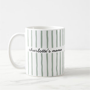 Taza De Café Regalo Personalizado Mama con Nombre de Niño y Ray