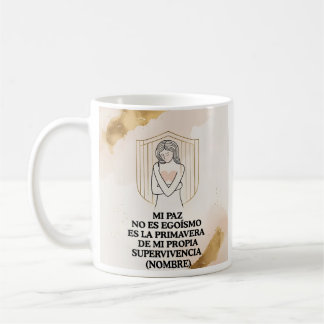 Taza De Café Regalo Personalizado(Nombre)Autodefensa Emocional 