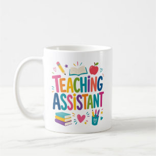 Taza De Café Regalo personalizado para asistente de enseñanza