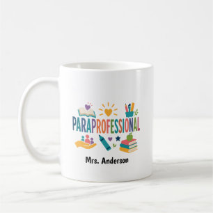 Taza De Café Regalo Personalizado para Asistente Educativo