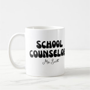 Taza De Café Regalo Personalizado Para Consejero Escolar