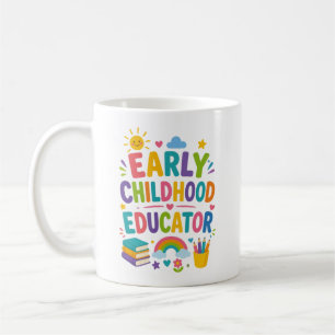 Taza De Café Regalo Personalizado para Educador de Primera Infa