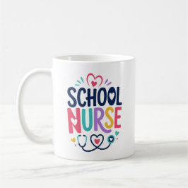 Taza De Café Regalo Personalizado para Enfermera Escolar