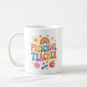 Taza De Café Regalo Personalizado para Maestra de Preescolar
