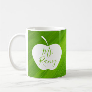 Taza De Café Regalo personalizado para maestro, regalos de manz