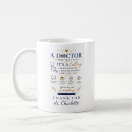 Taza De Café Regalo personalizado para médico | Gracias