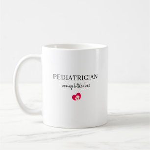 Taza De Café Regalo personalizado para pediatra que cuida peque