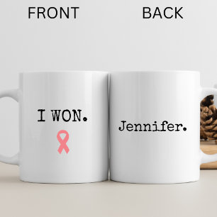 Taza De Café Regalo personalizado para superviviente de cáncer 