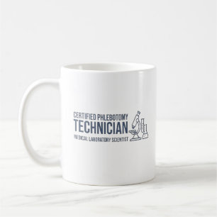 Taza De Café Regalo personalizado para técnico de flebotomía ce
