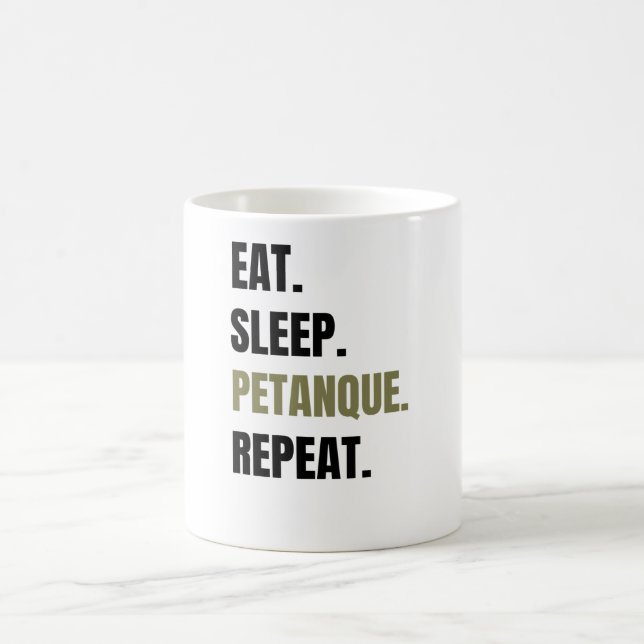 Taza De Café Regalo Petanque Boules| Petanque Lover Boule Playe (Centro)