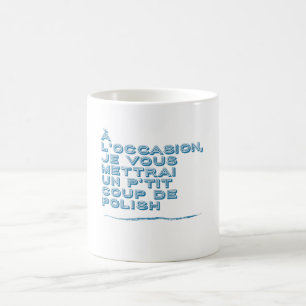 Taza De Café Regalo polaco de camisetas Oss 117