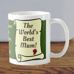 Taza De Café Regalo por Mamá a la Personalización.