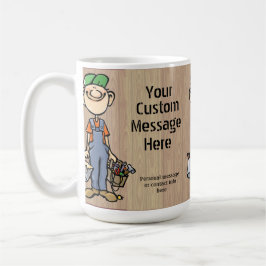 Taza De Café Regalo práctico personalizado del pintor del