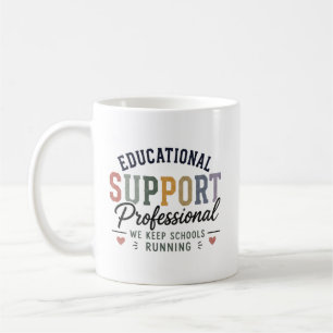 Taza De Café Regalo profesional de apoyo educativo personalizad