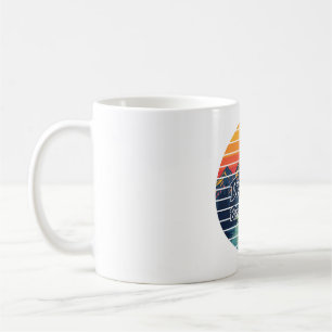 Taza De Café Regalo Retro de Terapia de Río en Barco a la Deriv