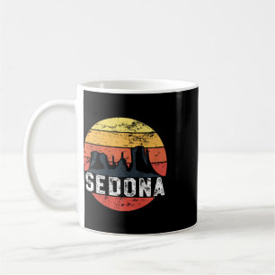 Taza De Café Regalo Retro Sedona Arizona Vacaciones Familiares 