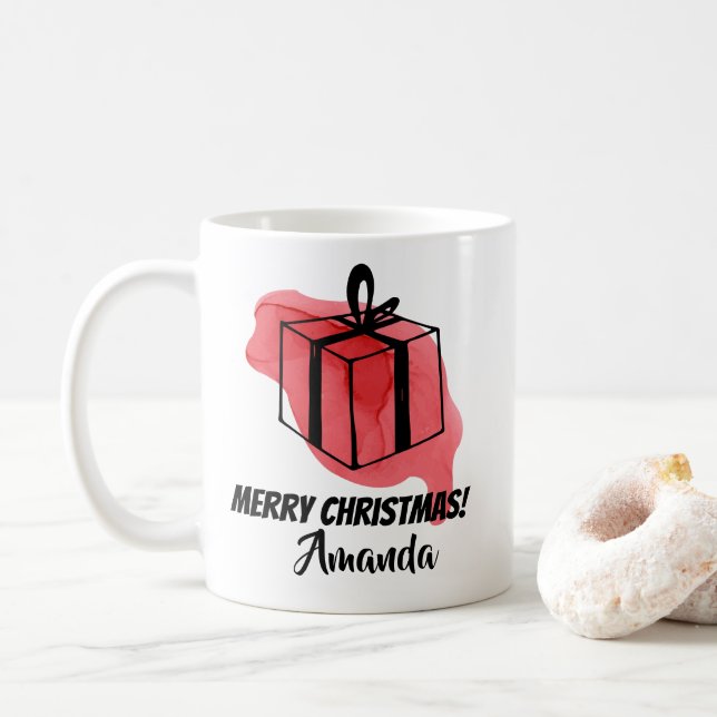Taza De Café Regalo rosa (Con donut)