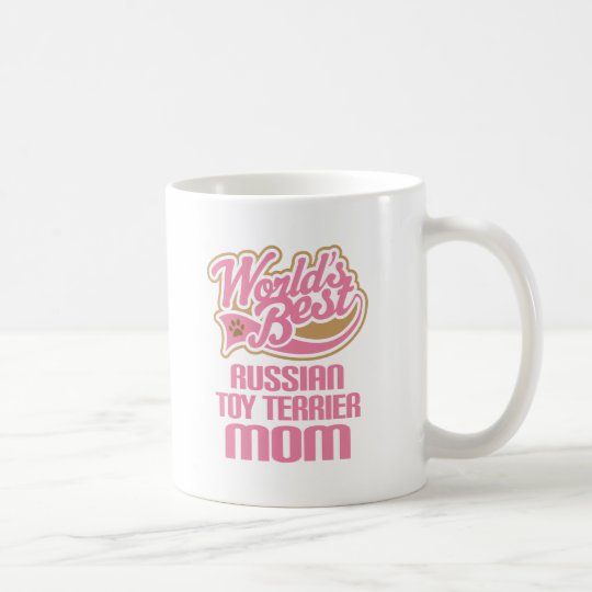 Taza De Café Regalo ruso de la raza del perro de la mamá de