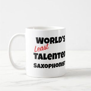Taza De Café Regalo saxofonista menos talentoso del mundo