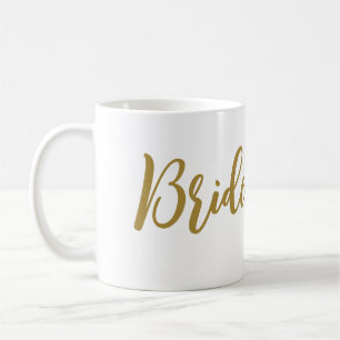 Taza De Café regalo simple minimalista para dama de honor con t