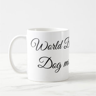 Taza De Café Regalo simple y colorido para mamá de perro con no