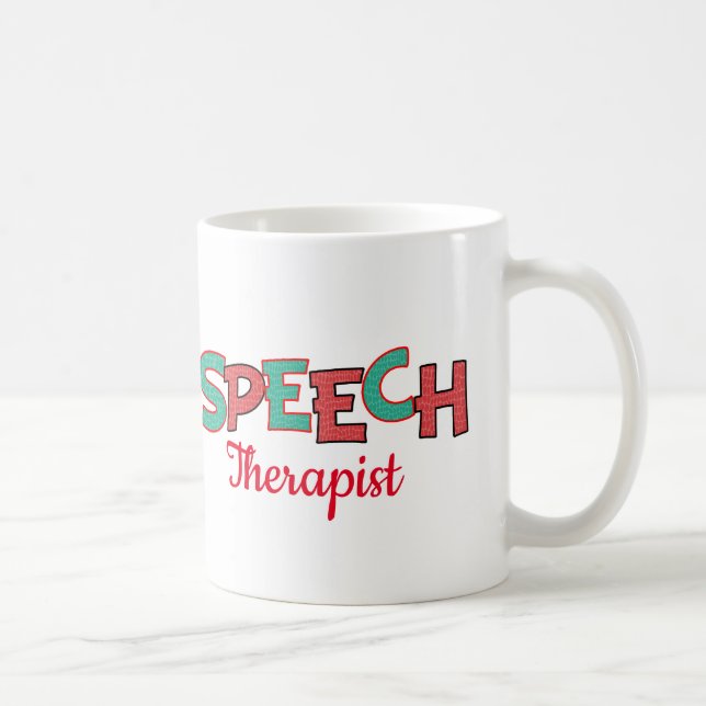 Taza De Café Regalo! SLP Speech Pathology mug (Derecha)