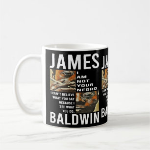 Taza De Café Regalo sorpresa James Baldwin Protesta Halloween H