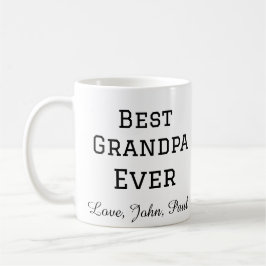 Taza De Café Regalos abuelos abuelo nombre simple
