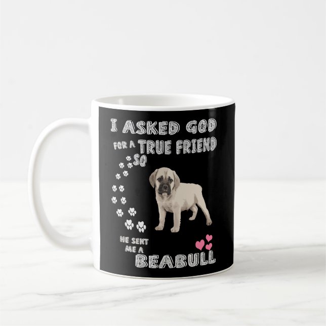 Taza De Café Regalos Beabull Para Los Amantes Del Perro Beabull (Izquierda)