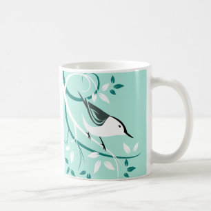 Taza De Café Regalos blancos del trepatroncos de Breasted