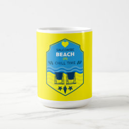 Taza De Café Regalos Británicos De Playa