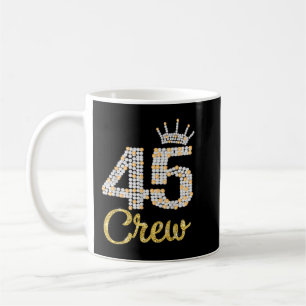 Taza De Café Regalos de 45 años 45 tripulantes 45º Dique de Cum
