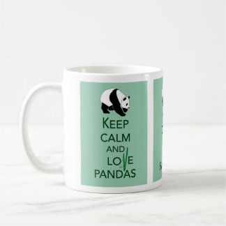 Taza De Café Regalos de Arte Impreso Mantén la Calma y Ama a lo