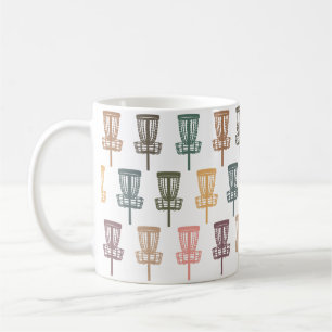Taza De Café Regalos de Arte para Amantes del Disc Golf Artísti