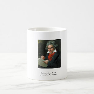 Taza De Café Regalos de Beethoven Camisetas Coleccionables EN O