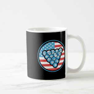 Taza De Café Regalos De Billar Para Hombres Y Mujeres; Bandera 