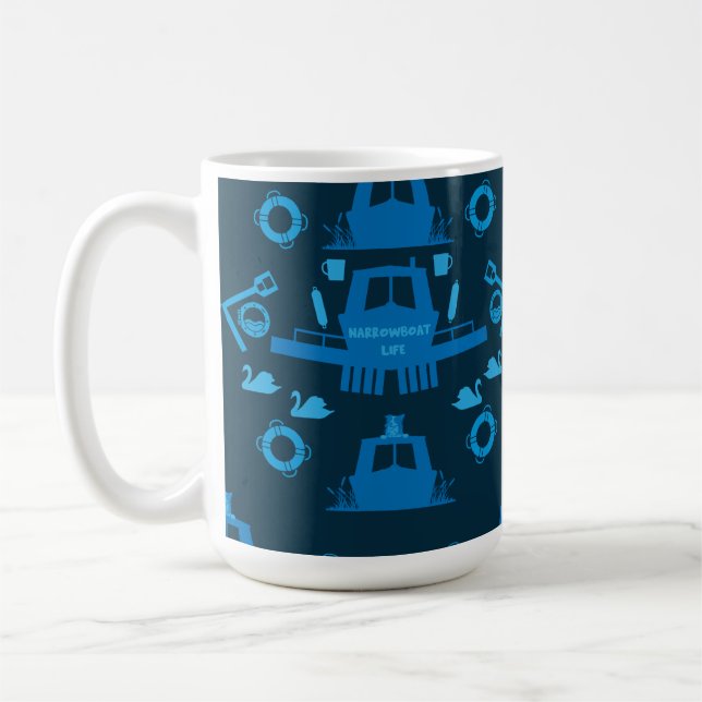 Taza De Café Regalos de British Narrowboat (Izquierda)