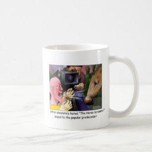 Taza De Café Regalos de camisetas divertidas The Horse Screamer