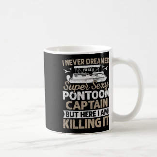 Taza De Café Regalos de capitán de pontón Super Y divertidos re