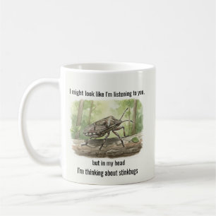 Taza De Café Regalos de Chinche Apestosa Divertidos Chinche Mar