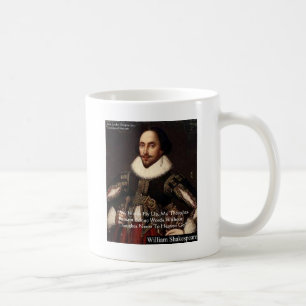 Taza De Café Regalos de citas de sabiduría de Shakespeare "Pala