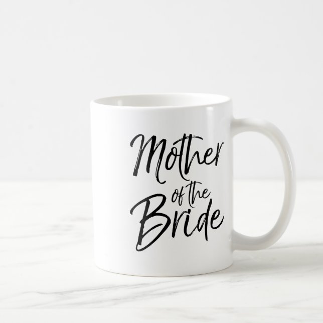 Taza De Café Regalos de dama de honor de boda para mamá diverti (Derecha)