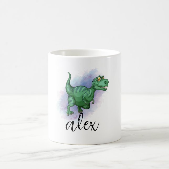 Taza De Café Regalos de dinosaurios para niños, niños de dinosa (Centro)